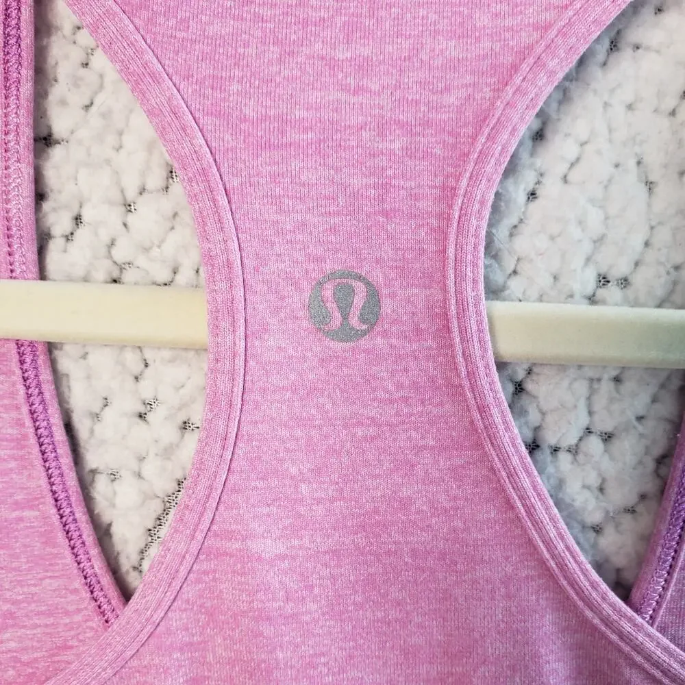 Lululemon Tank Top Women XS Pink Racerback Lightweight Athletic Yoga 24x26 - Picture 3 of 7